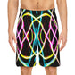 Jacobus Vermeergen - Trippy Infinity Patterns Rave Shorts