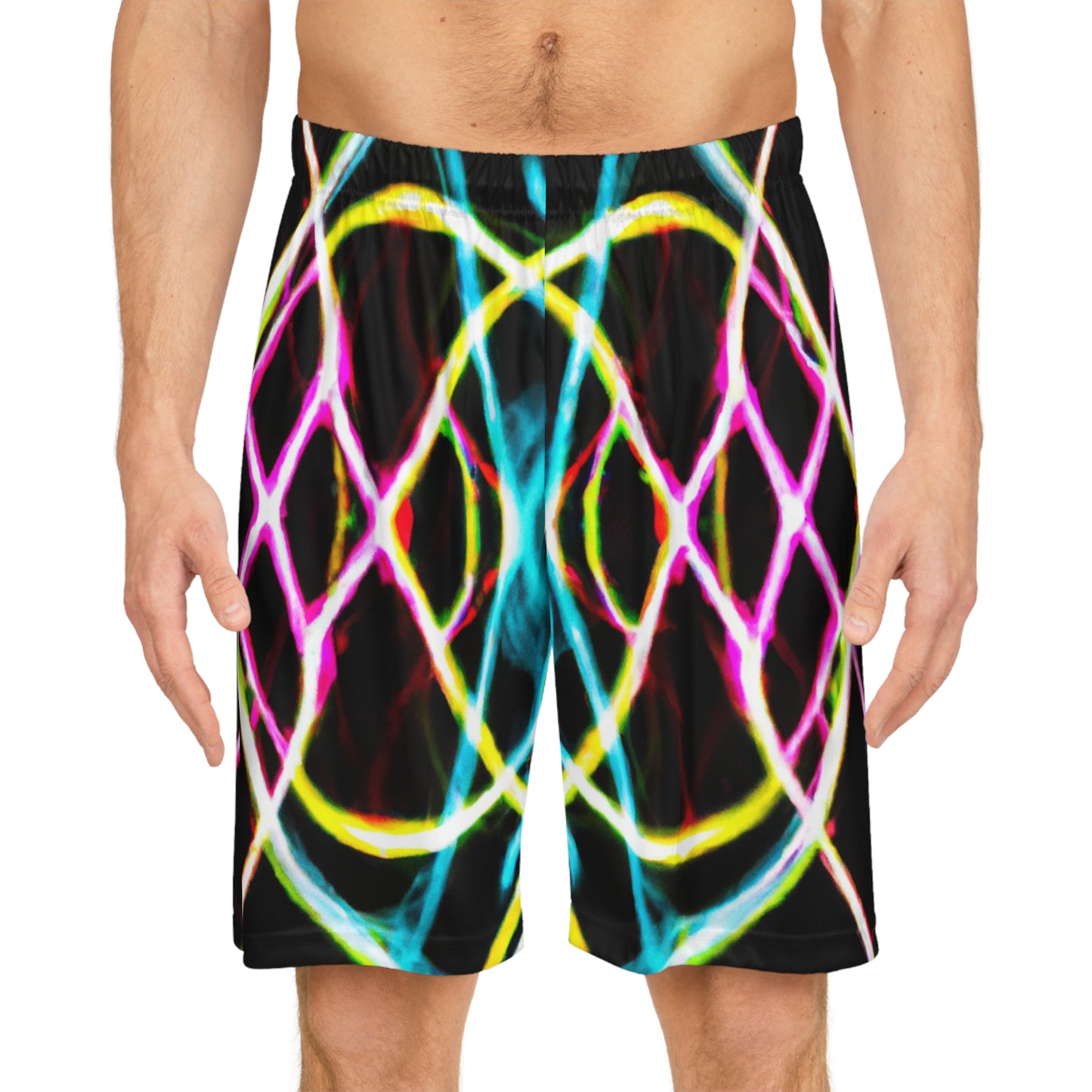 Jacobus Vermeergen - Trippy Infinity Patterns Rave Shorts