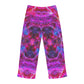 TDB Vibrant Prismatic Hyperspace Imagery. Trippy Infinity Patterns Mens Pajama Pants