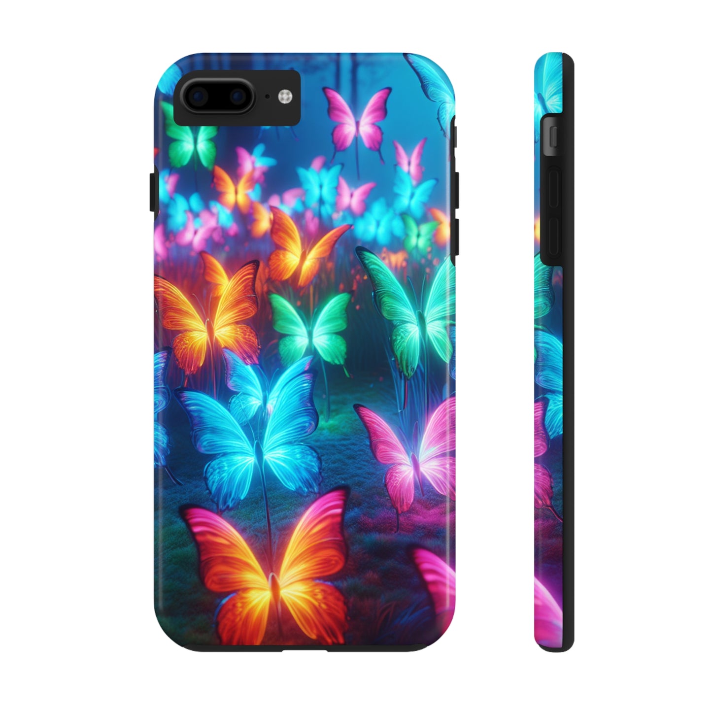 Neon Whispers. NEON Butterflies Tough Phone Case