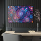 Hypno-Neon Vortex. Trippy infity Pattern 1/4" Glossy Acrylic Art