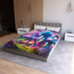 Giovanni di Modesto - NEON Unicorns Microfiber Duvet Cover