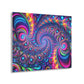 "Psychedelic Spacetime Dance" Trippy infity Pattern 1/4" Glossy Acrylic Art