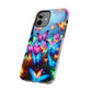 "Neon Butterflies Awakening" NEON Butterflies Tough Phone Case