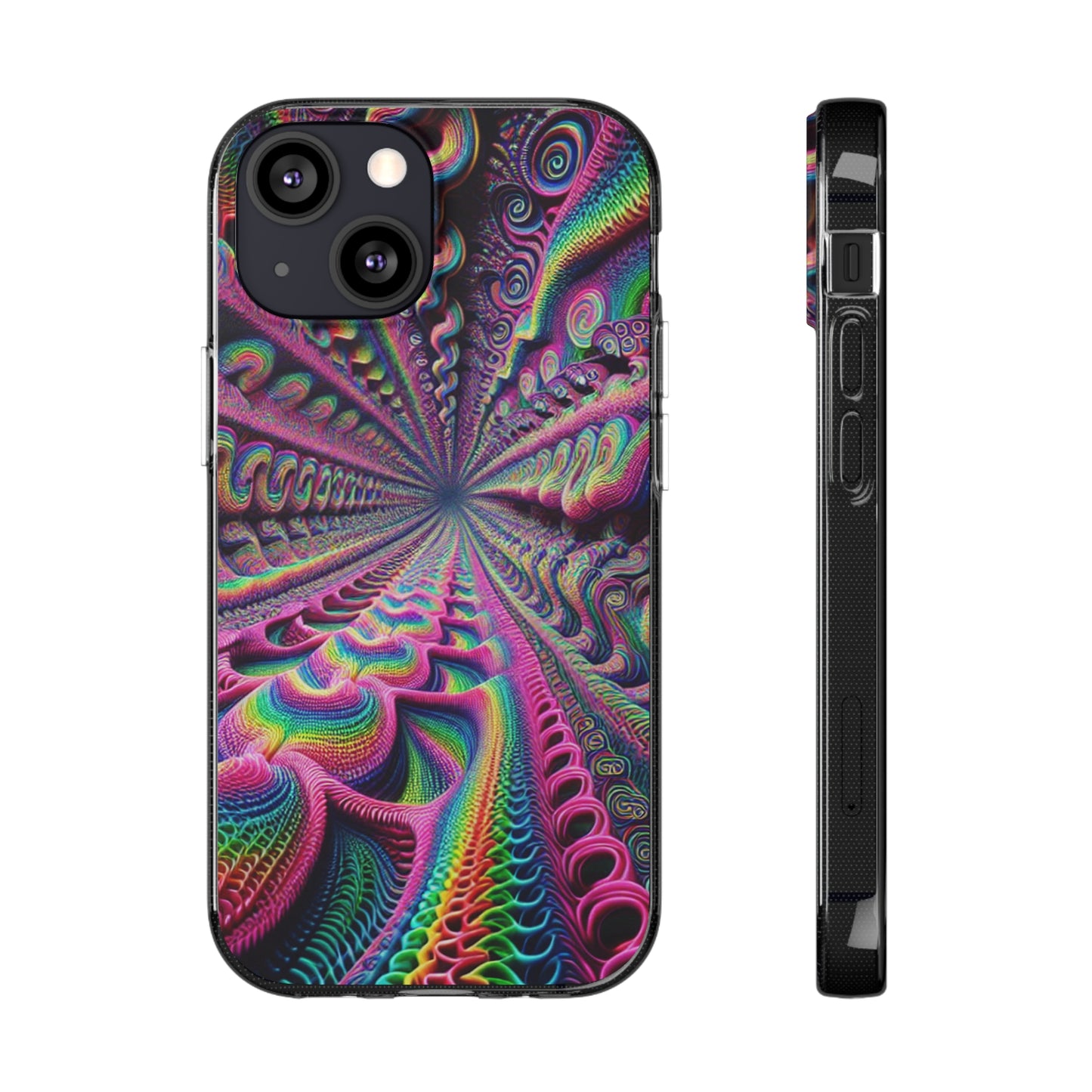 VibrancyInfiniteNeonacopia Infinity Patterns Art Polycarbonate Phone Case