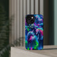 Vivid Dreamscape of Neon Unicorns Neon Unicorns Premium Art Magsafe Magnet Tough IPhone 13 14 15 Pro Plus Max and Mini in Matte and Glossy Phone cases