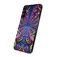 Neon Infinity Dreamscape. Infinity Patterns Art Polycarbonate Phone Case