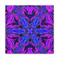 Vivid Trancendent Neon Dimensions. Trippy Infinity Patterns Art Canvas
