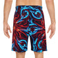 Miya de la Corte - Trippy Infinity Patterns Rave Shorts