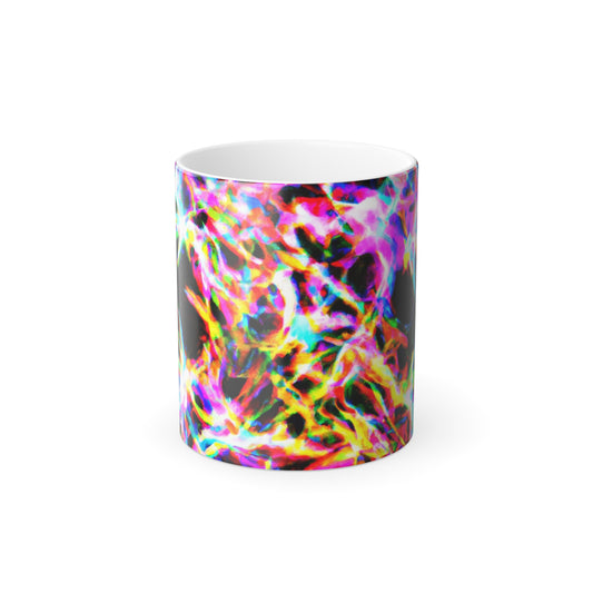 Giovanni da Formaggio Trippy Infinity Patterns  11oz Color Morphing Mug