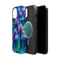 Vivid Dreamscape of Neon Unicorns Neon Unicorns Premium Art Magsafe Magnet Tough IPhone 13 14 15 Pro Plus Max and Mini in Matte and Glossy Phone cases