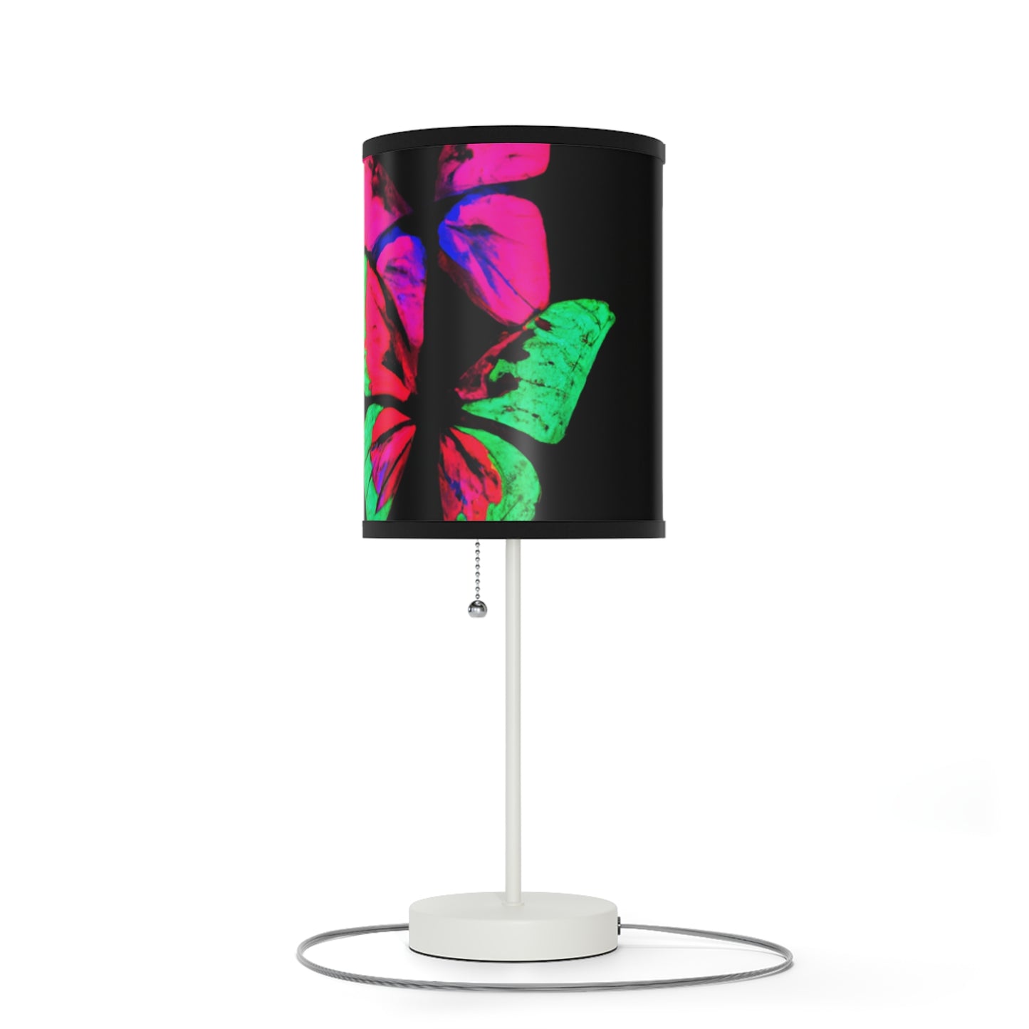 "Technicolor Dreamsitter" - NEON Butterflies Colored Lamp