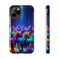 Vivid Unicorn Pack NEON Unicorns Tough Phone Case Iphone 7 8 9 10 11 12 13 14 Pro Max Mini Plus XR XS SE