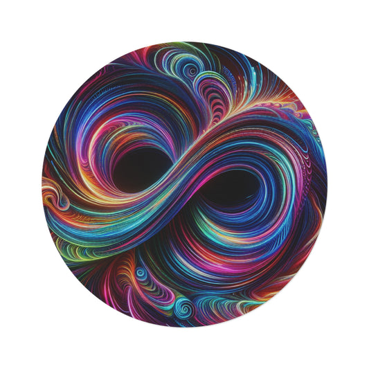 Trixa-thon of Infinity. Infinity Patterns Round Rug
