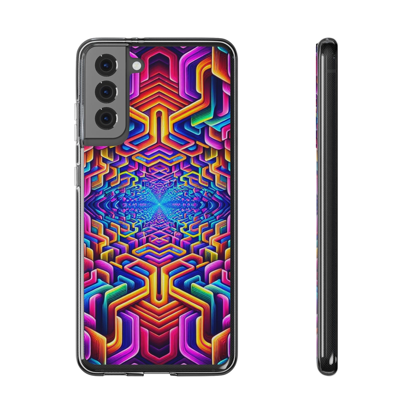 Vibrant Trippin' Infinity Infinity Patterns Art Polycarbonate Phone Case