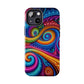 Neon Infinity Illusionz. Trippy Infinity Patterns Tough Phone Case