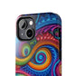 Neon Infinity Illusionz. Trippy Infinity Patterns Tough Phone Case