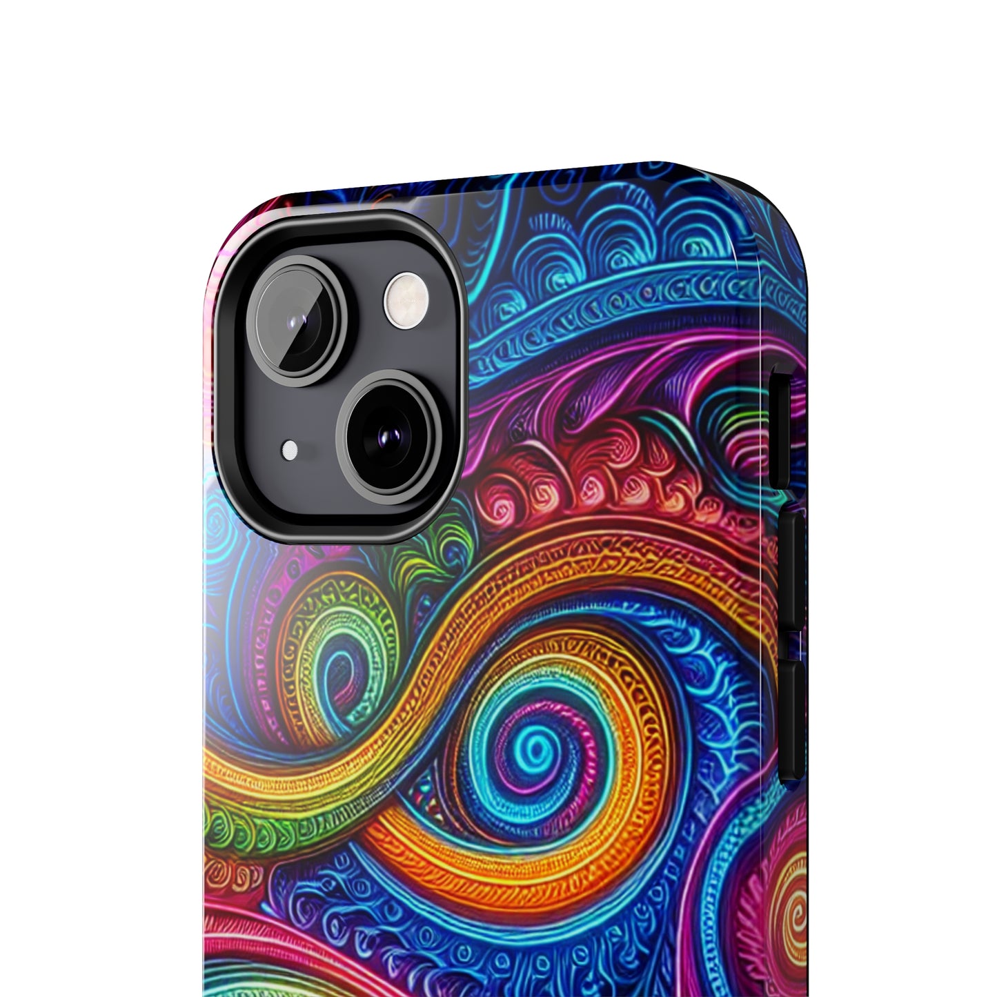 Neon Infinity Illusionz. Trippy Infinity Patterns Tough Phone Case