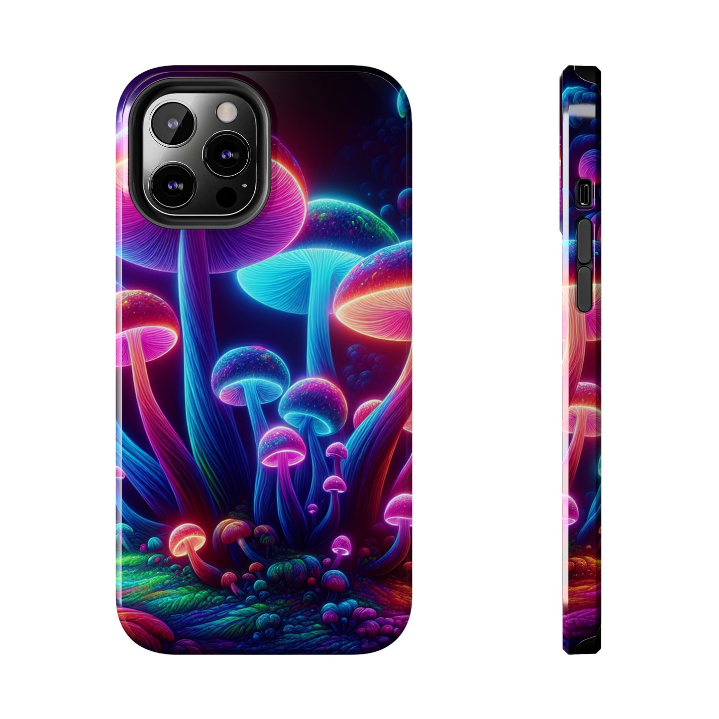 Neon Psychedelic Pupal Art NEON Unicorns Tough Phone Case Iphone 7 8 9 10 11 12 13 14 Pro Max Mini Plus XR XS SE