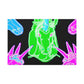 "Cosmic Mysticism" NEON Unicorns Art Canvas