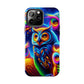 Neon Night Owls. NEON Owls Tough Phone Case