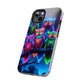 'Neon Rainbow Owls' NEON Owls Tough Phone Case