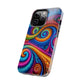 Neon Infinity Illusionz. Trippy Infinity Patterns Tough Phone Case