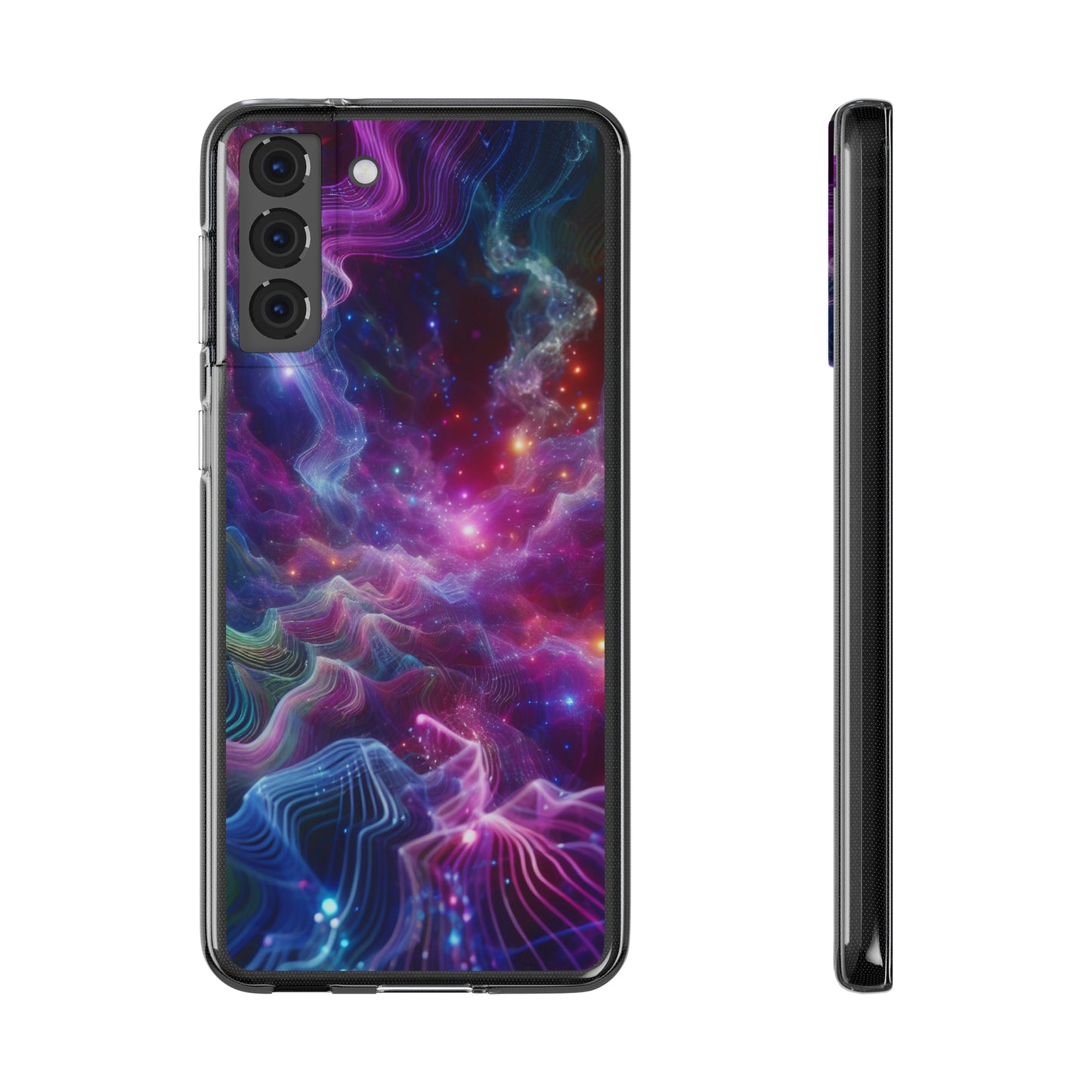 Neon Infinity Swirlz Infinity Patterns Art Polycarbonate Phone Case