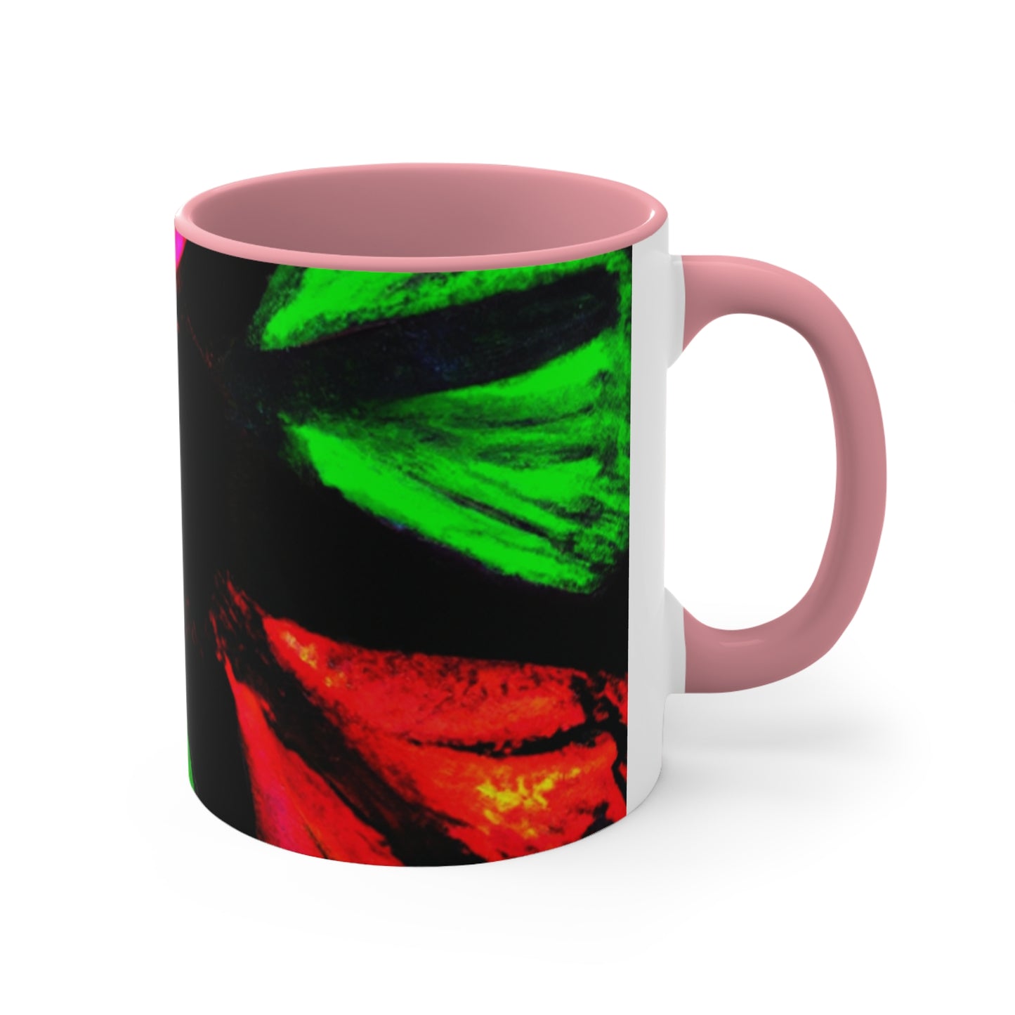 Neon Butterfly Splash. Butterflies 11oz Mug