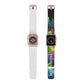 "Neon Flowscape" - Trippy Infinity Patterns Iwatch Band