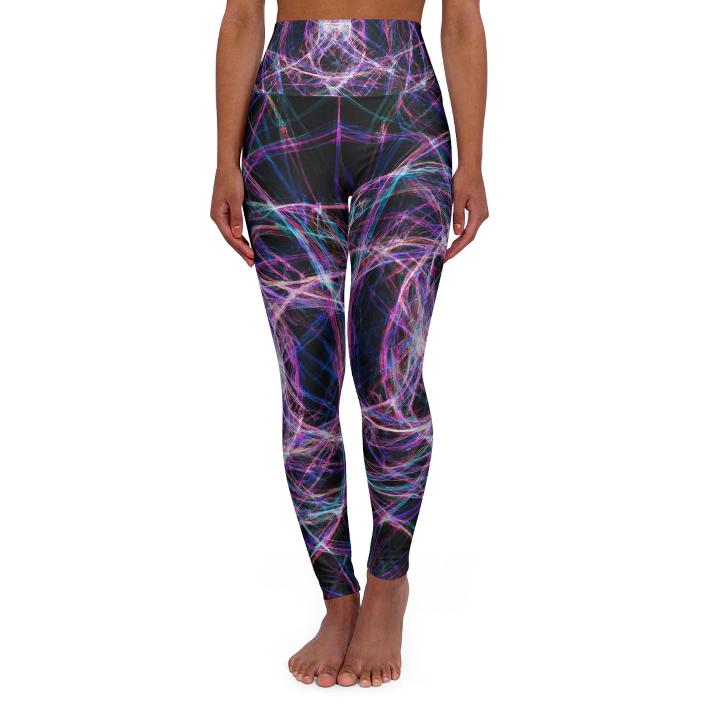 Vibrant Infinity Parallax - Trippy Infinity Patterns Leggings