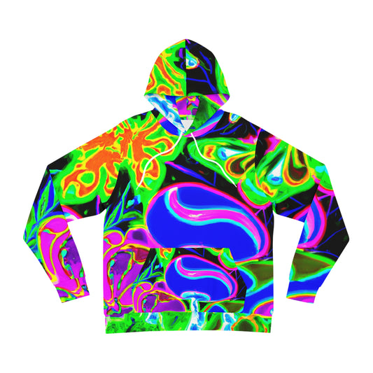 Neon Glowscape. - Butterflies & Mushrooms AOP Hoodie
