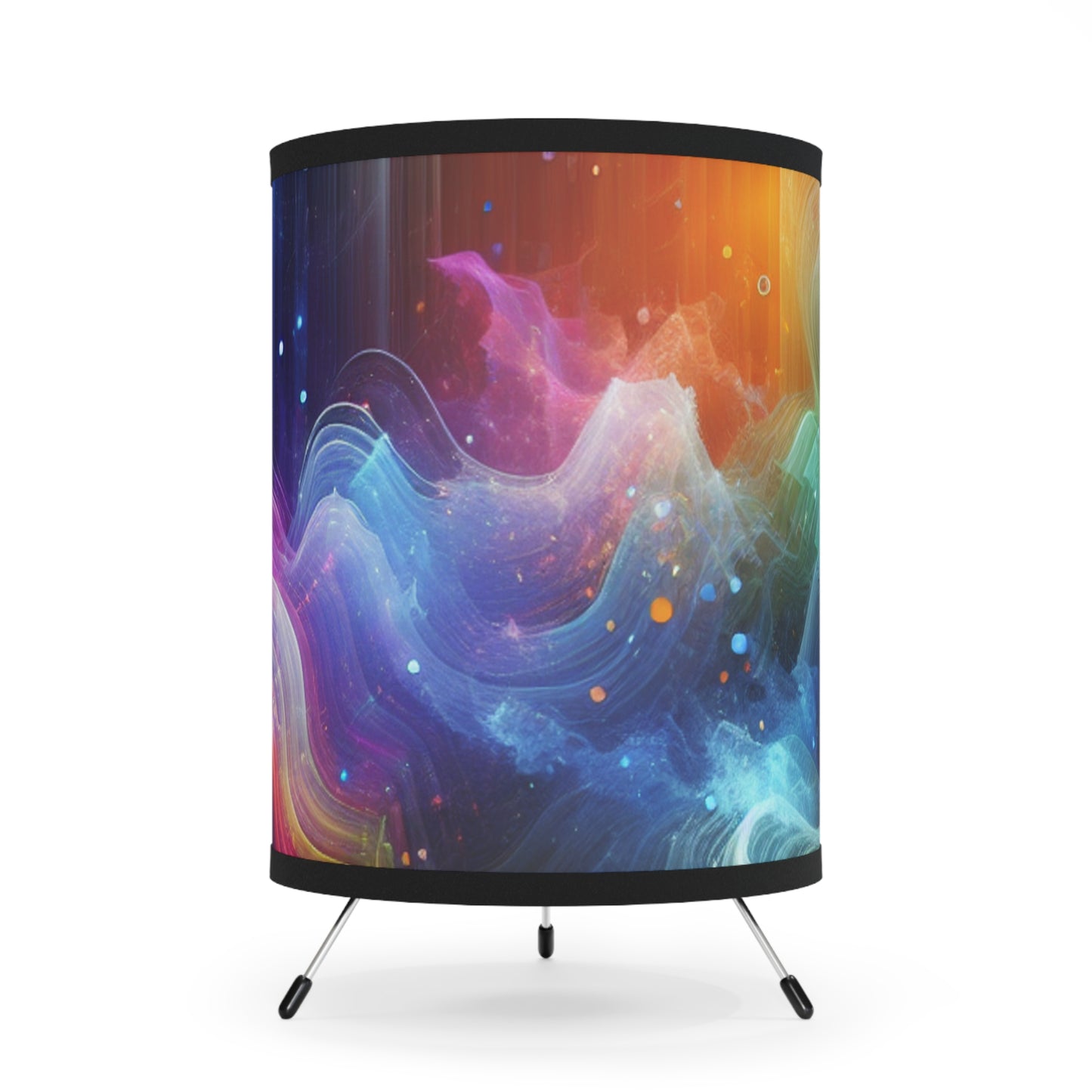 Giovanni Battista di Lupo - Trippy Infity Patterns Art Tripod Lamp