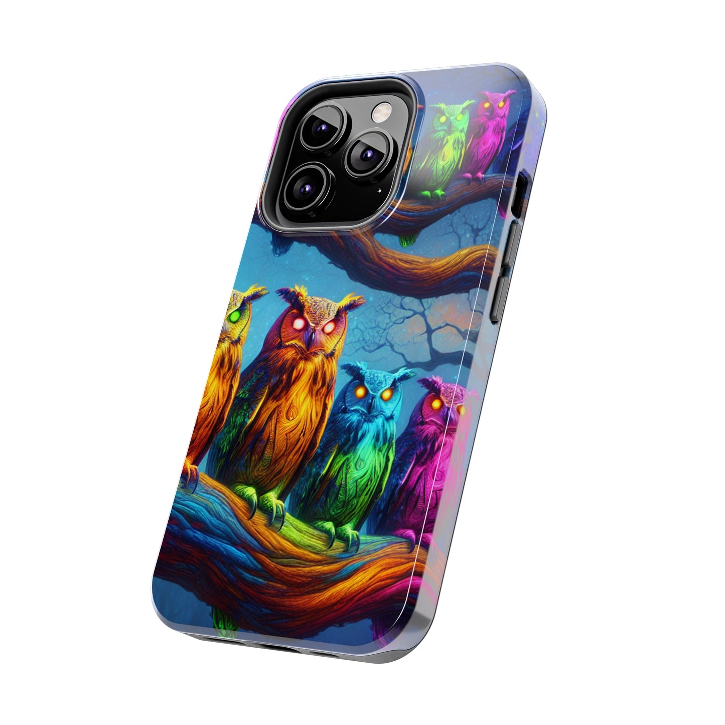 Neon Nocturnal Jazz NEON Owls Tough Phone Case