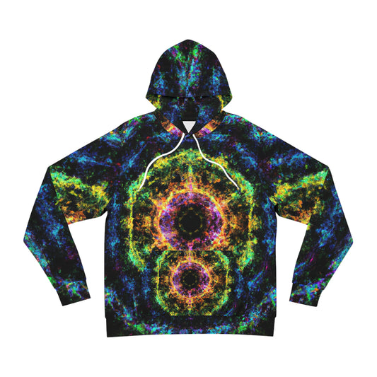Electric Cosmic Prism. -Trippy Infinity Patterns AOP Hoodie
