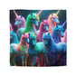 Giovanni da Guido - NEON Unicorns Microfiber Duvet Cover