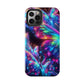 "Butterfly Prism Eruption" NEON Butterflies Tough Phone Case