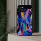 Neon Unicorn Bliss Neon Unicorns Premium Art Magsafe Magnet Tough IPhone 13 14 15 Pro Plus Max and Mini in Matte and Glossy Phone cases