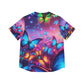 "Neon Flutterglo" Neon Butterflies Womans Jersey