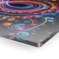 Galactic Luminosity Fractalization Trippy infity Pattern 1/4" Glossy Acrylic Art