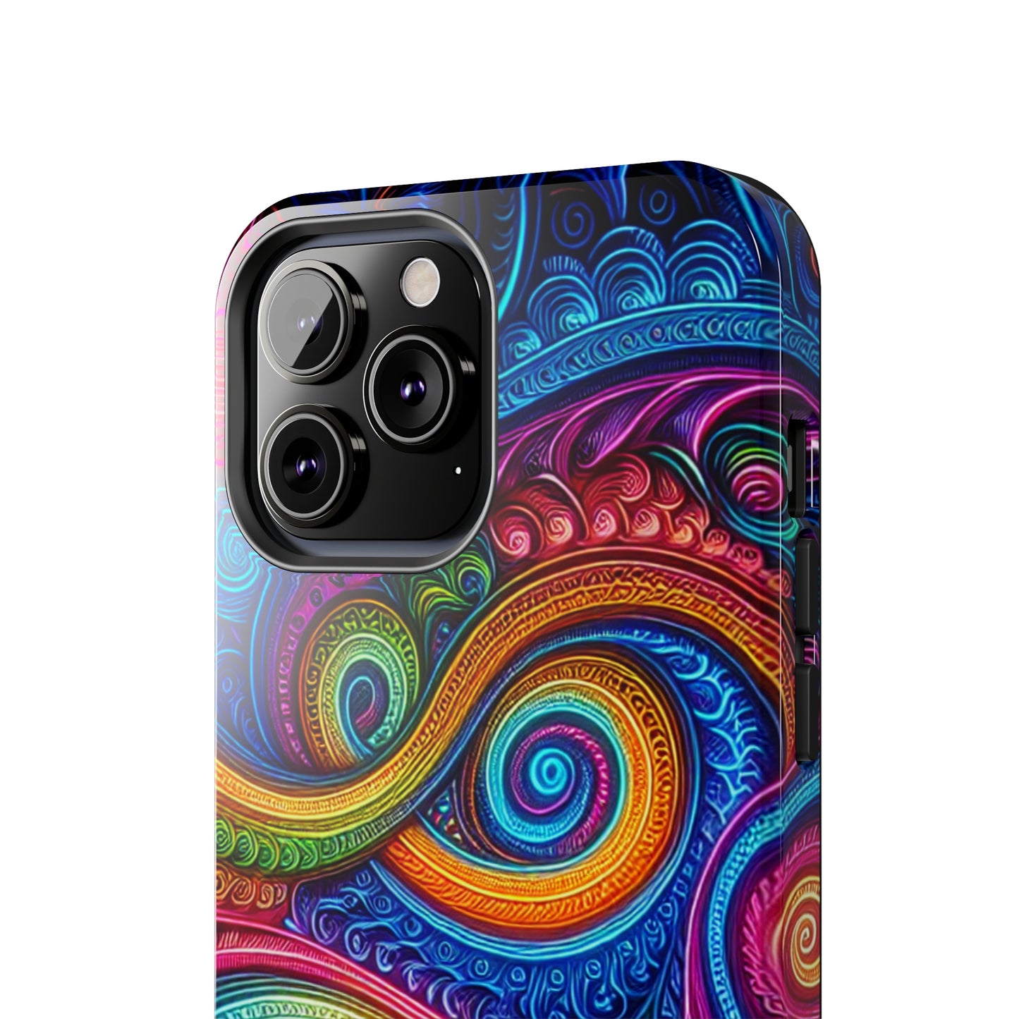 Neon Infinity Illusionz. Trippy Infinity Patterns Tough Phone Case