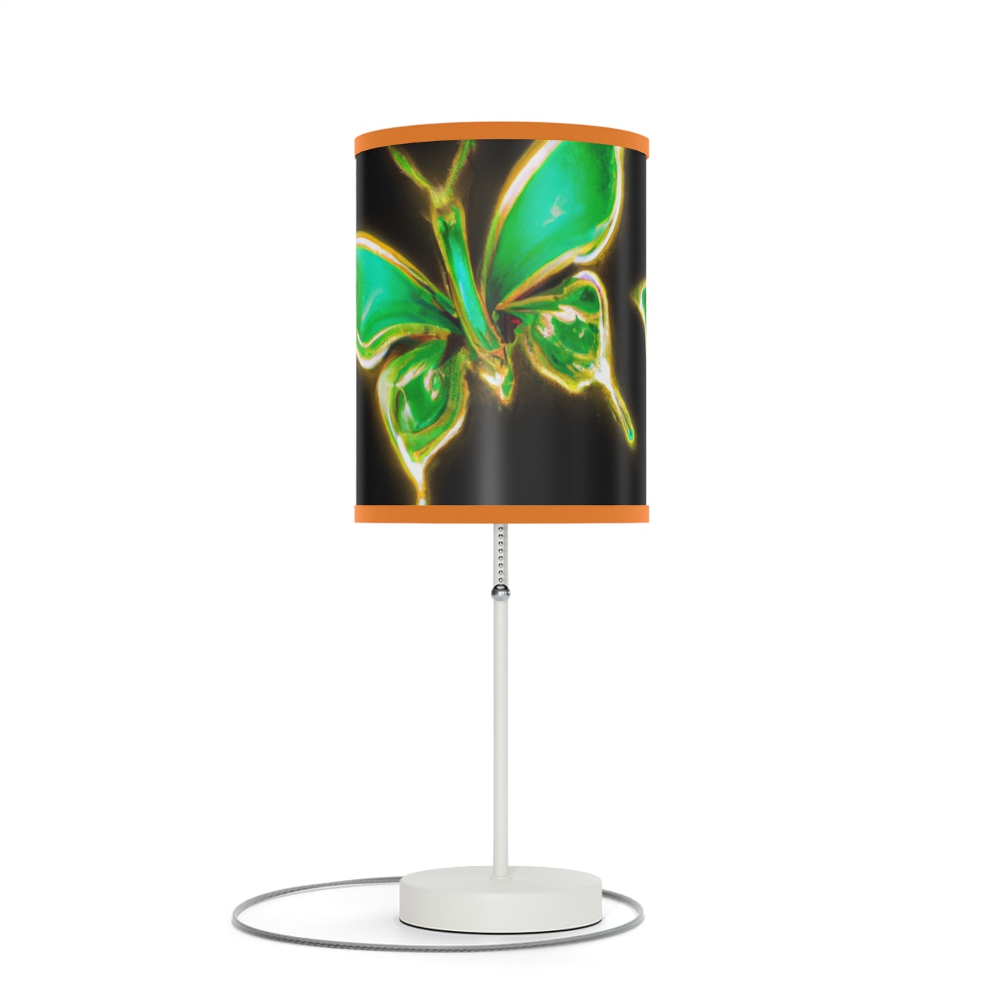 "Glowing Monarch Migration" - NEON Butterflies Colored Lamp