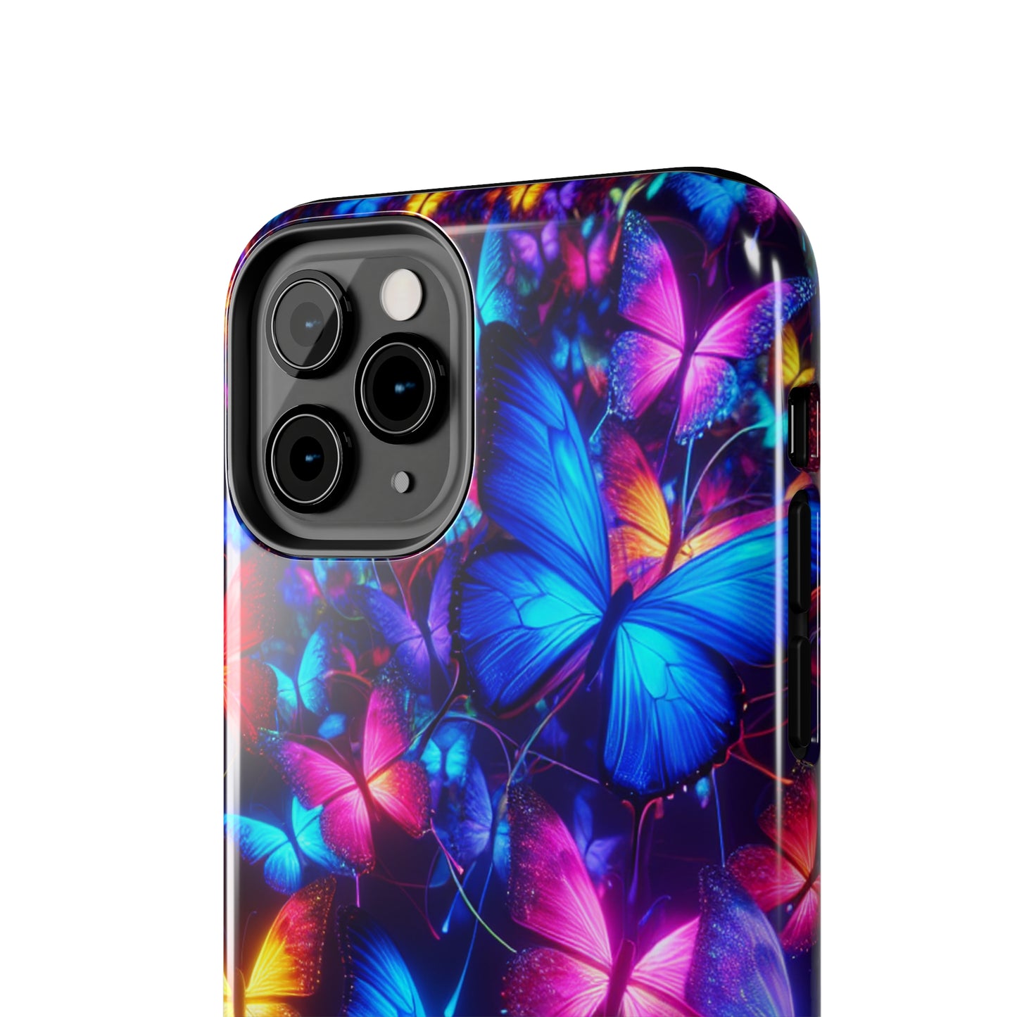 'Metamorphic Brilliance' NEON Butterflies Tough Phone Case