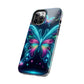 "Neon Butterfly Glo-Rama" NEON Butterflies Tough Phone Case Iphone 6 7 8 9 10 11 12 13 14 SE X XR XS Pro Max Mini Plus