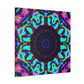 Vibrant Trippy Neon Infinity Prismatic Play. Trippy Infinity Patterns Art Canvas
