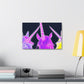 Neon Unicorn Dreamscape NEON Unicorns Art Canvas