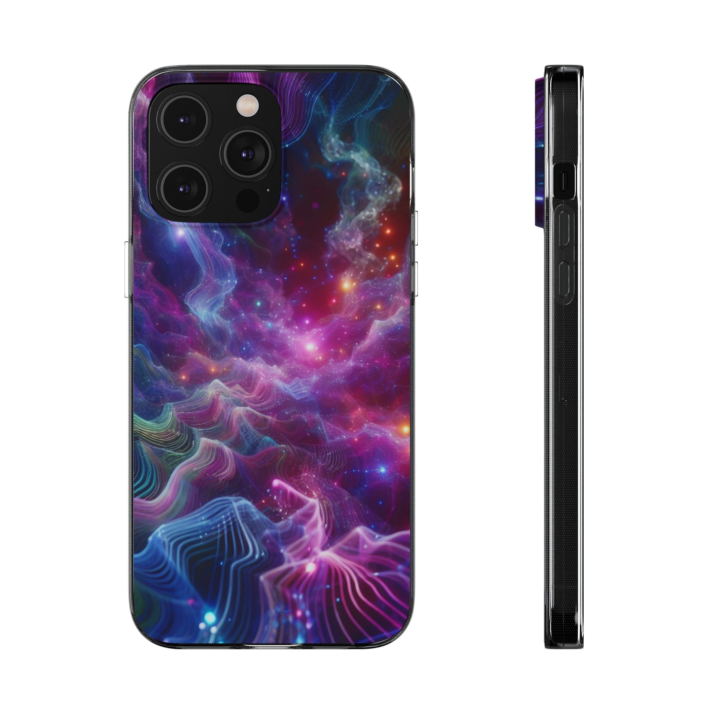 Neon Infinity Swirlz Infinity Patterns Art Polycarbonate Phone Case