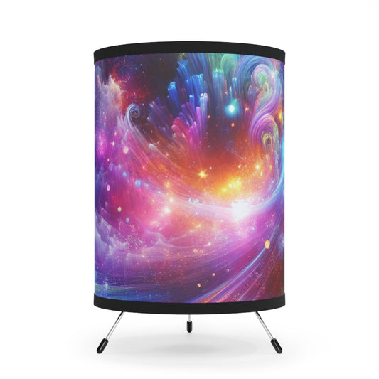 Giovanni da Leonardo - Trippy Infity Patterns Art Tripod Lamp