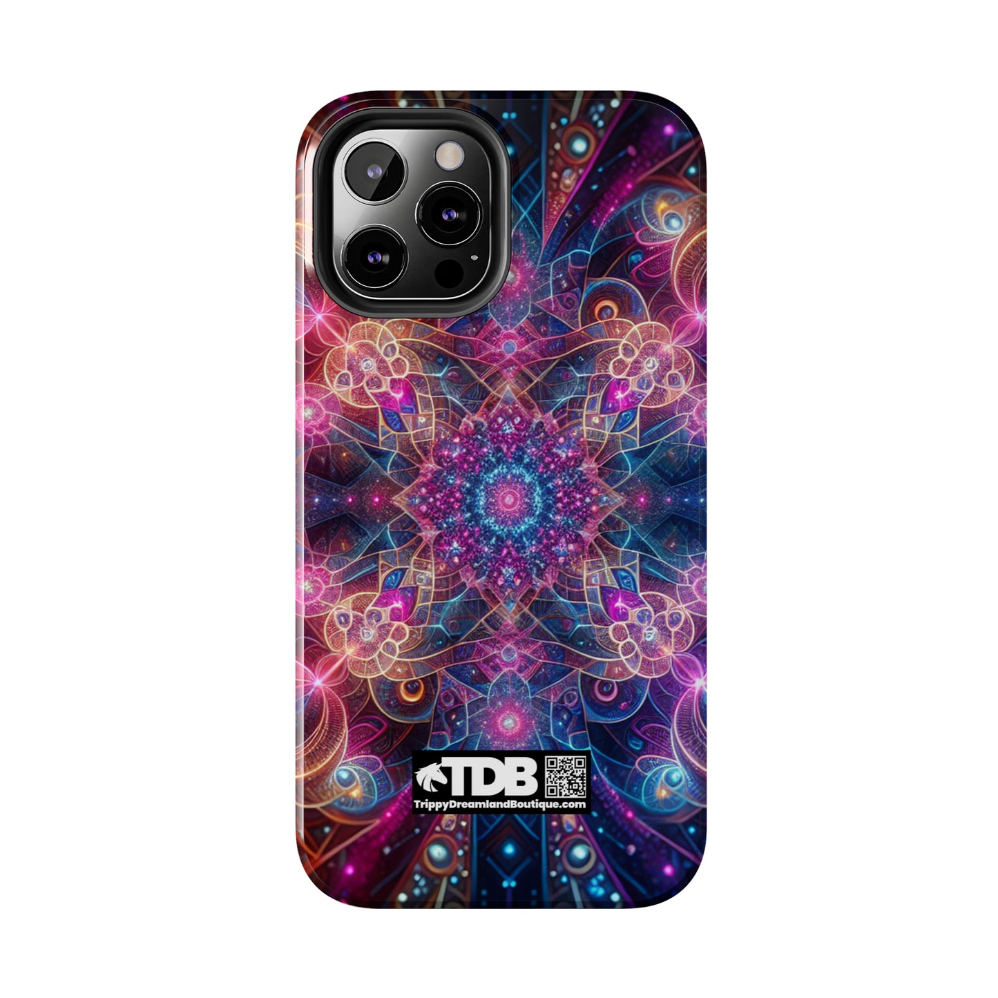 TDB Vibrant Infinity Ozonetics. Trippy Infinity Patterns Tough Phone Case