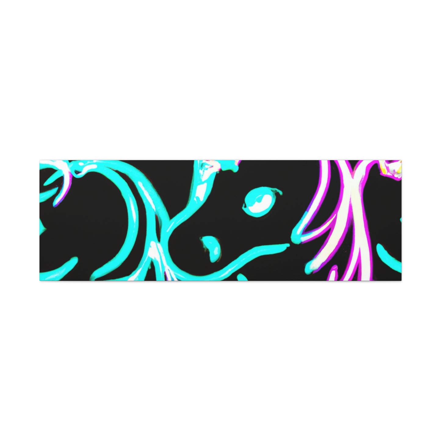 "Neon Unicorn Carnival" NEON Unicorns Art Canvas